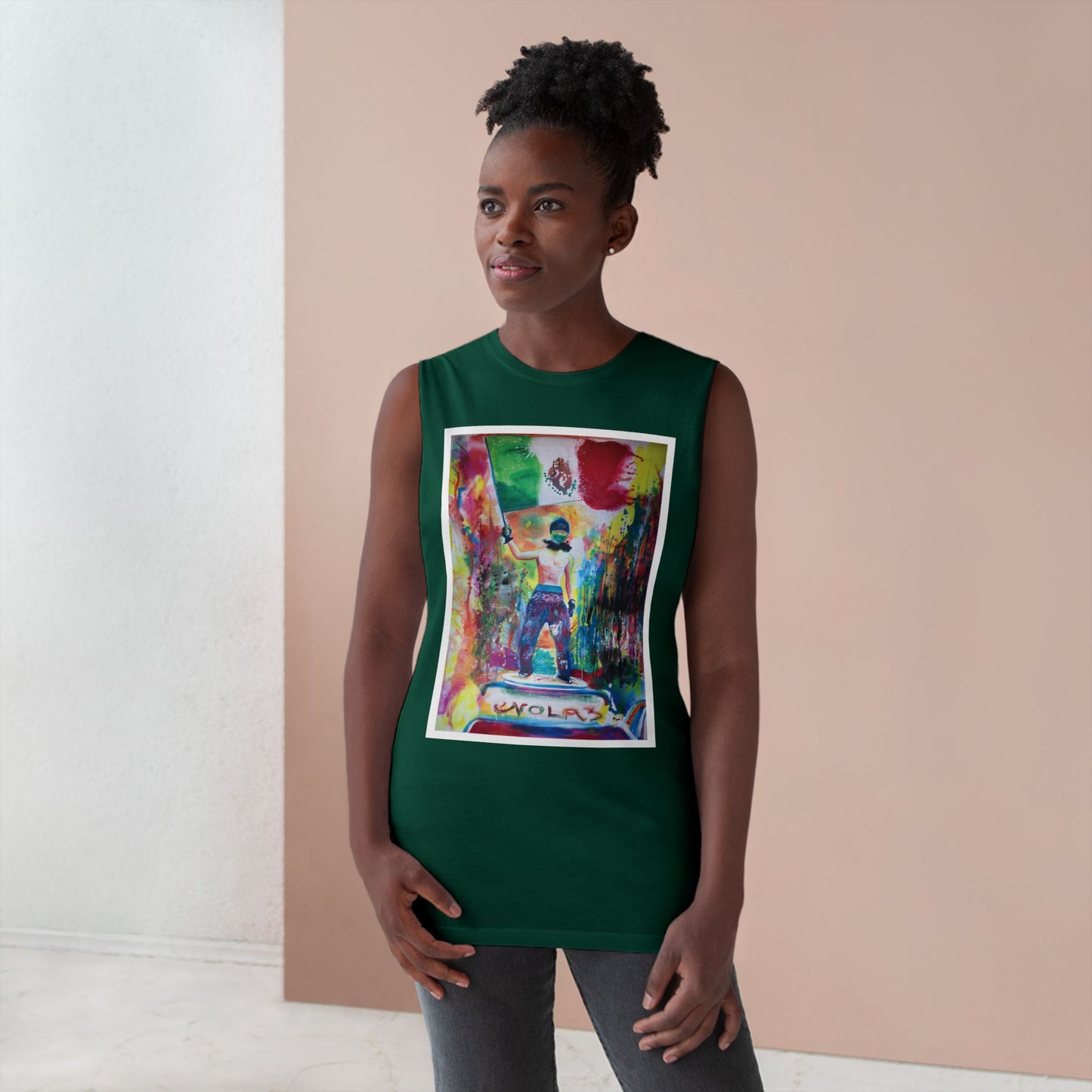 "Resist" on Unisex Tank