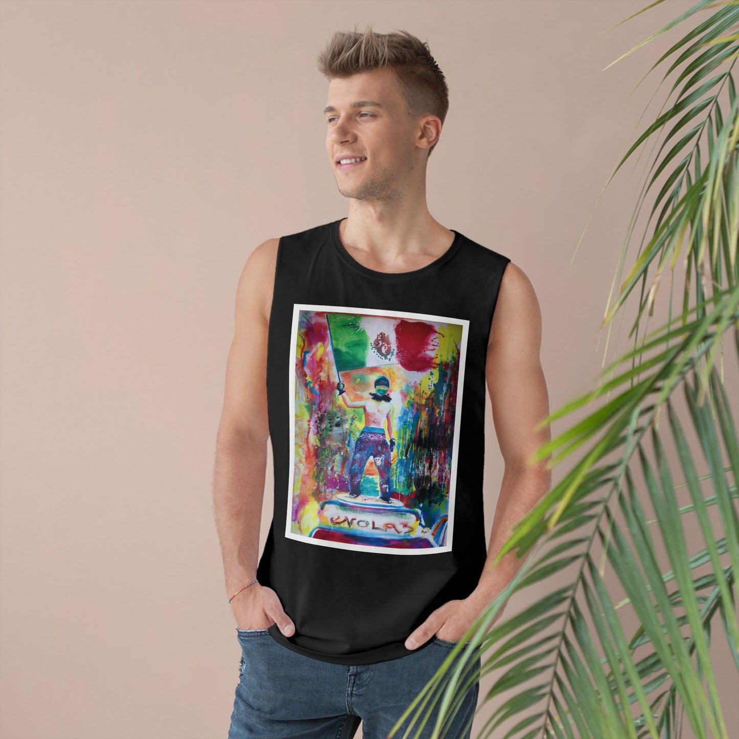 "Resist" on Unisex Tank