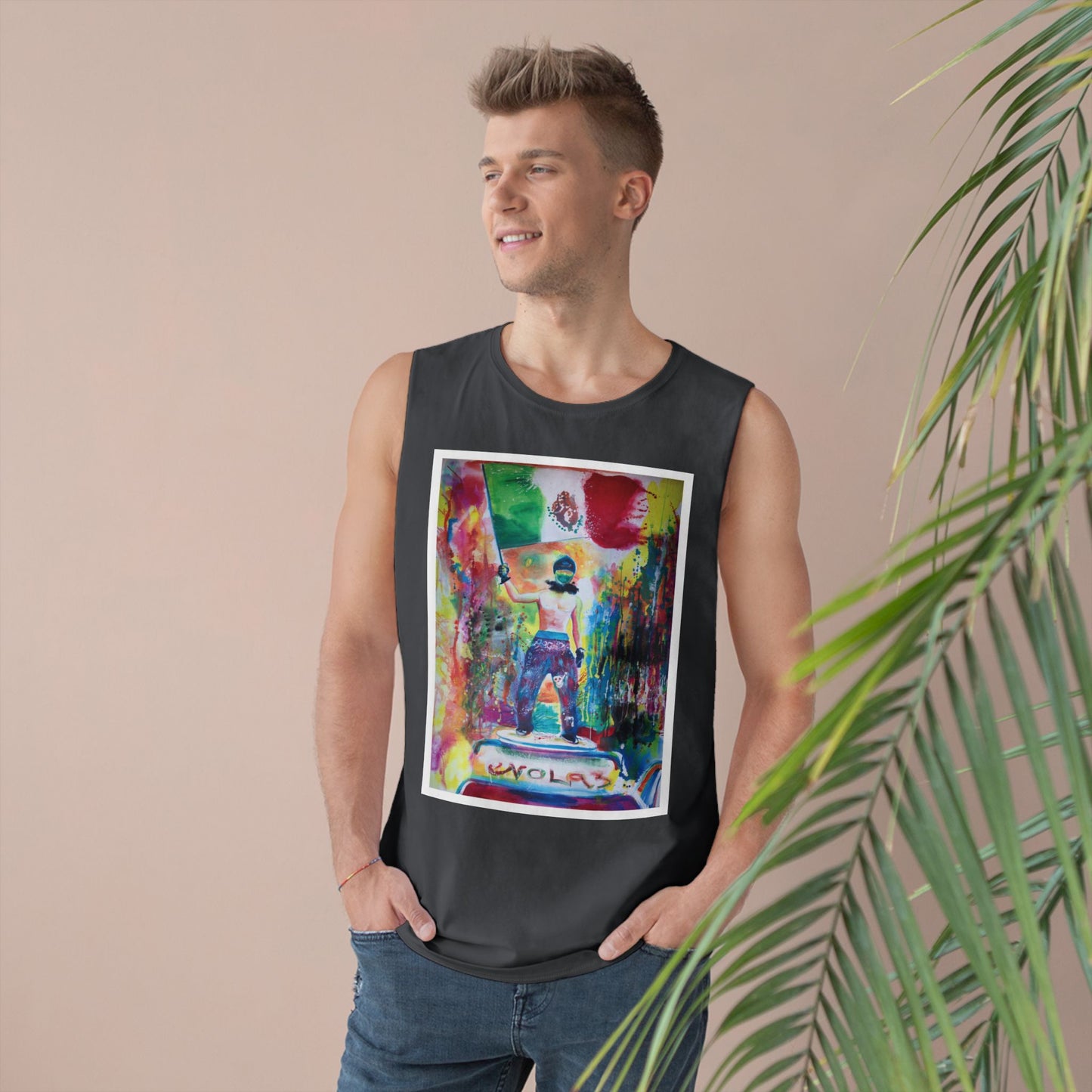 "Resist" on Unisex Tank