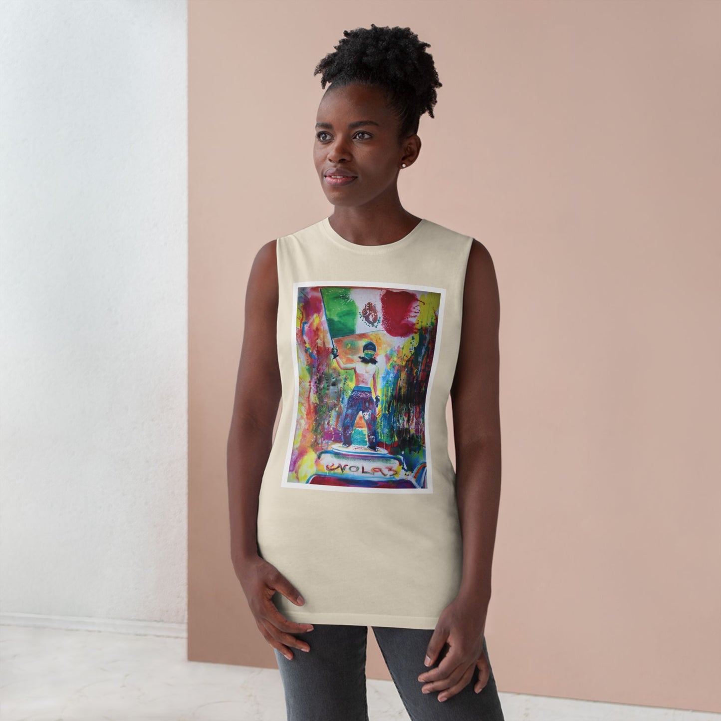 "Resist" on Unisex Tank