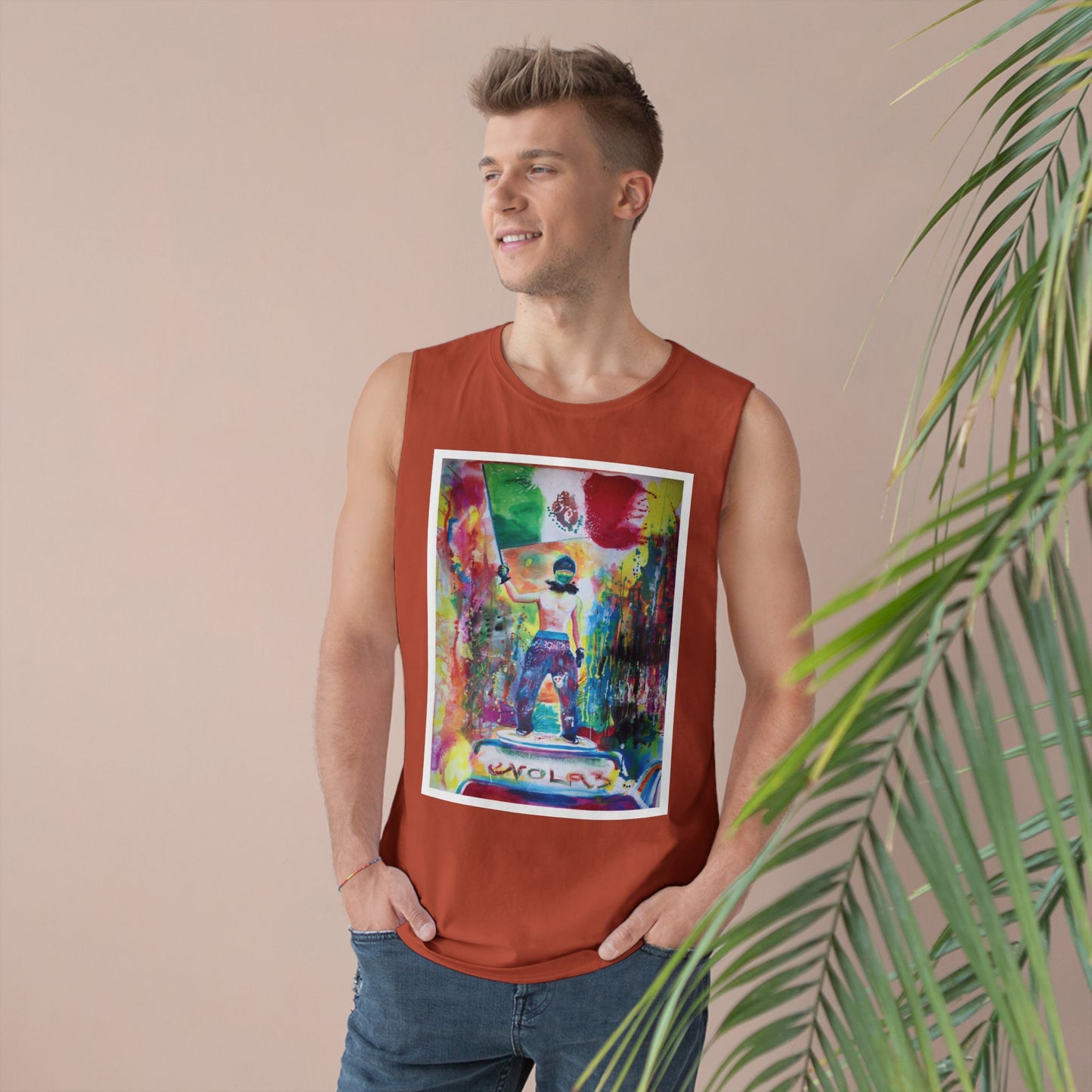 "Resist" on Unisex Tank