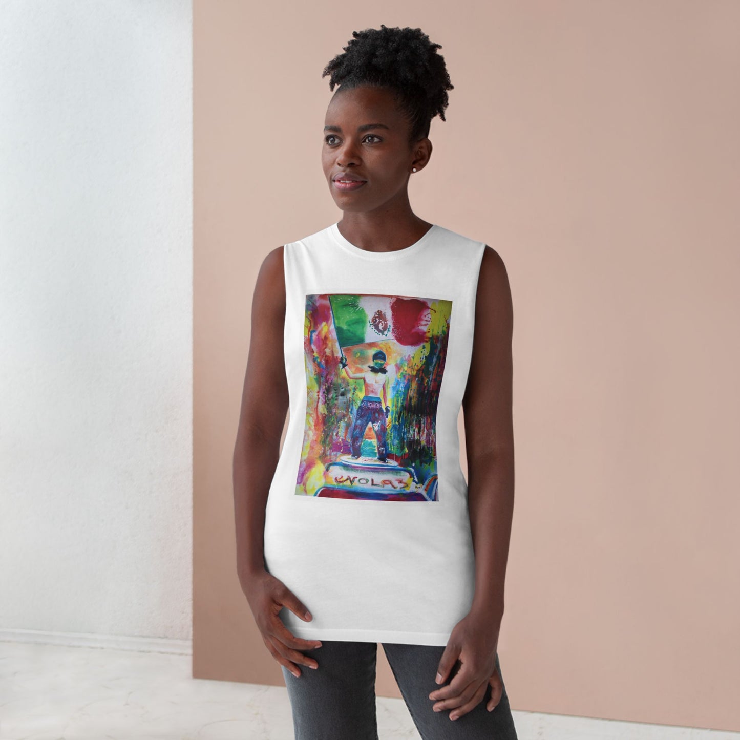 "Resist" on Unisex Tank