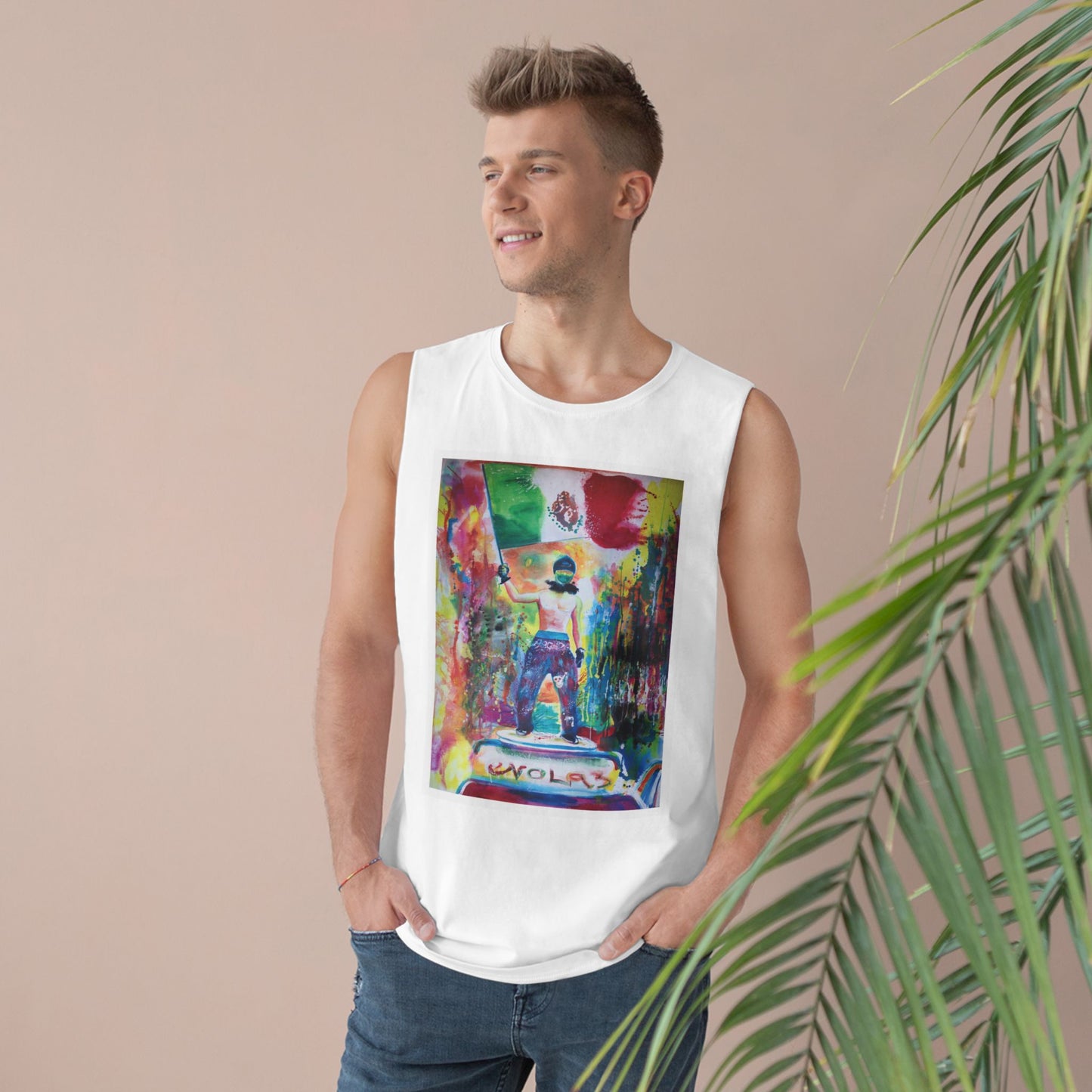 "Resist" on Unisex Tank