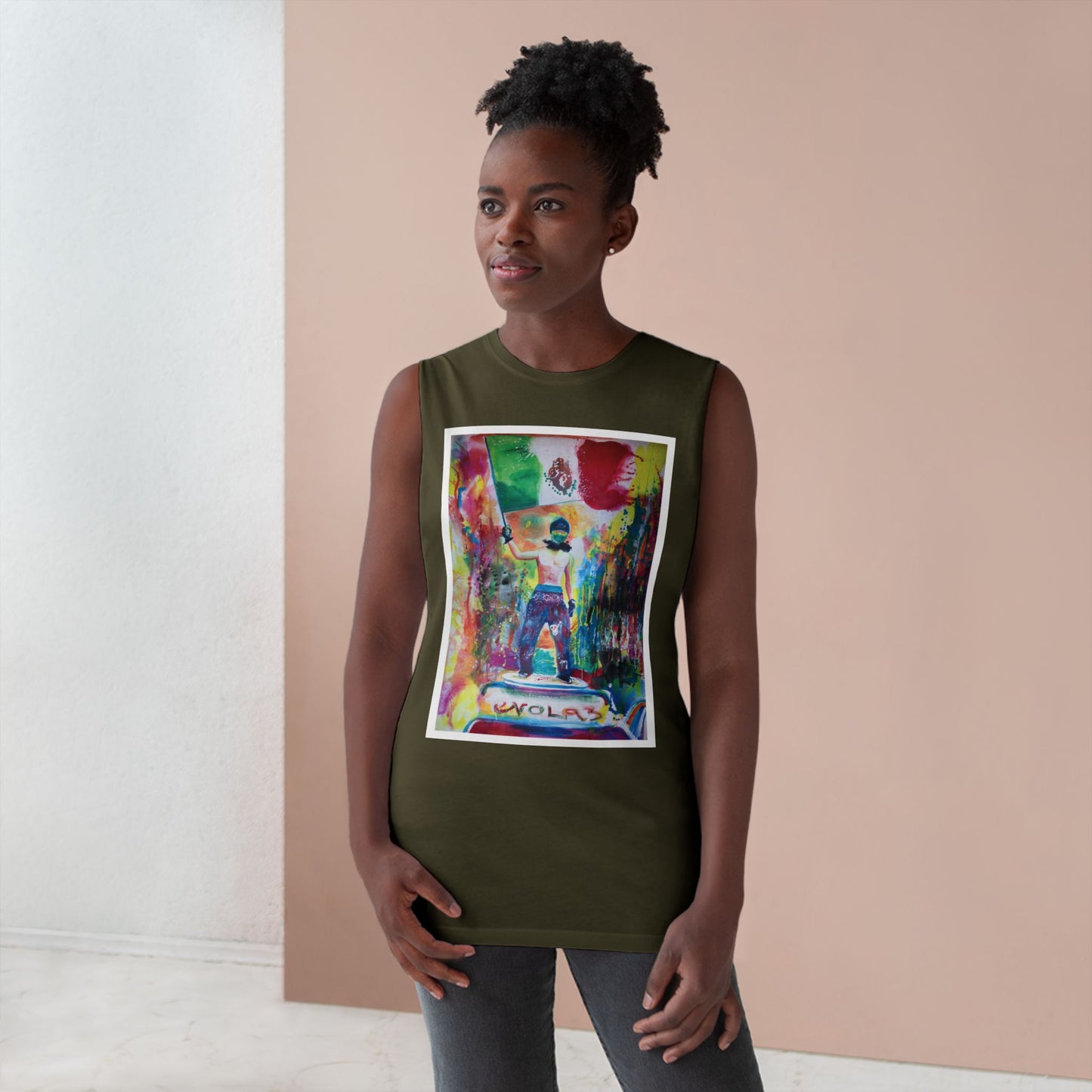 "Resist" on Unisex Tank