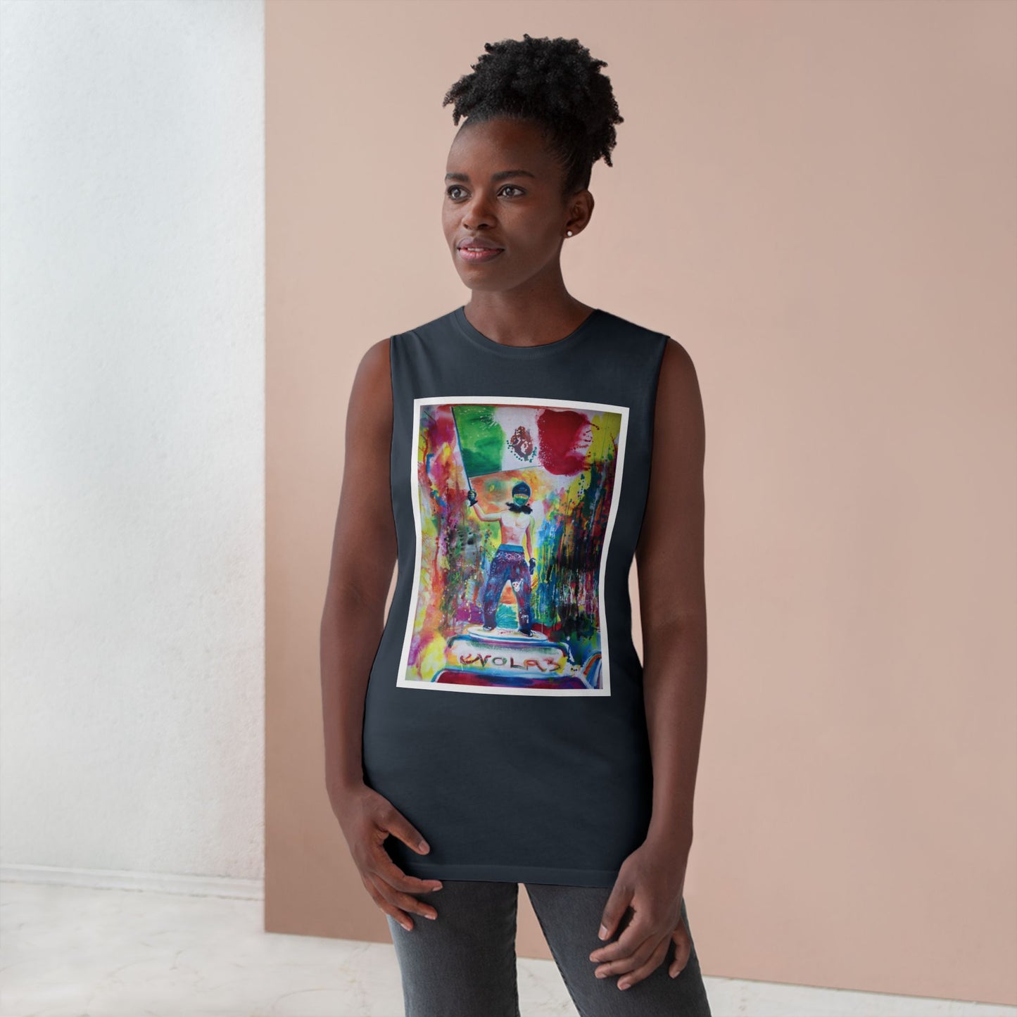 "Resist" on Unisex Tank