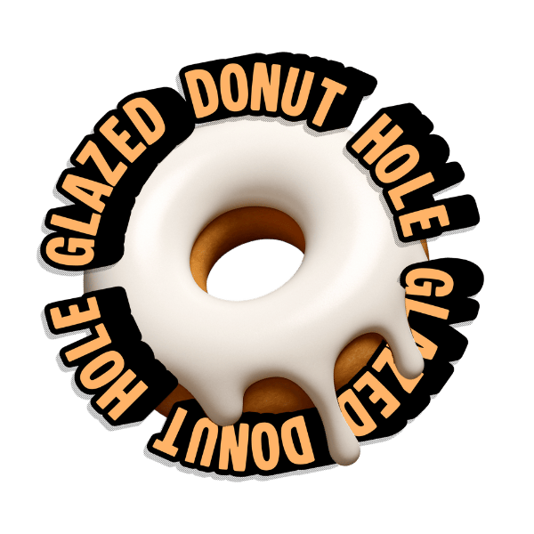 Glazed Donut Hole - TastyHole™ Flavored Body Scrub